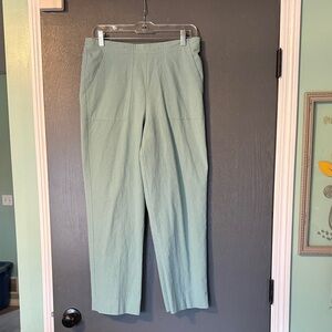 Women’s Light Green Springtime Cotton Pants